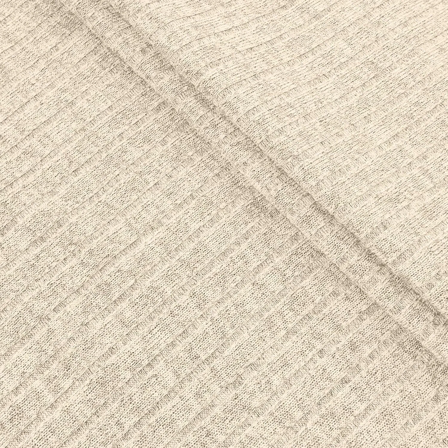 Женская водолазка облегающая термобелье с длинным рукавом, Beige — фото 3