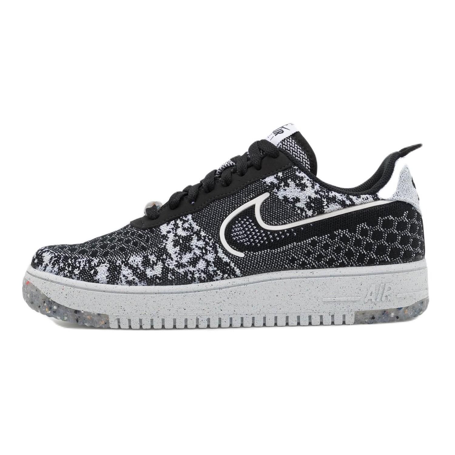 

Кроссовки Nike Air Force 1 Crater Flyknit, черный/серый