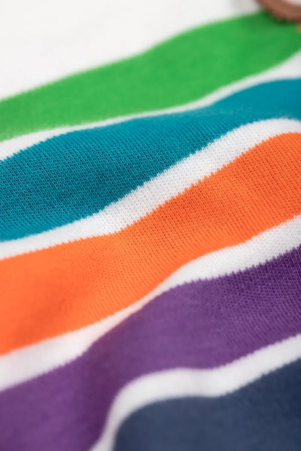 Детская футболка с карманом с принтом Frugi, Multi — фото 3