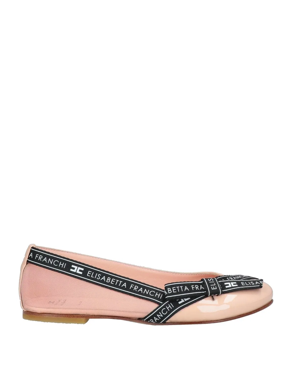 Детские балетки для девочек с бантом Elisabetta Franchi, Light Pink