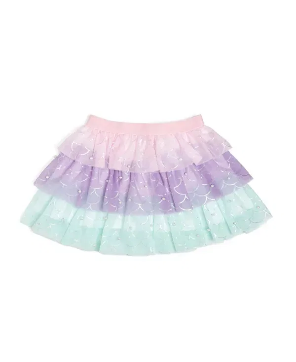 Детская юбка-пачка с принтом Mermaid Pearl Tutu Sweet Wink, мультиколор