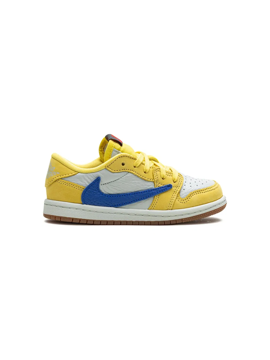 Кроссовки Travis Scott x Air Jordan 1 Retro Low OG "Canary", желтый