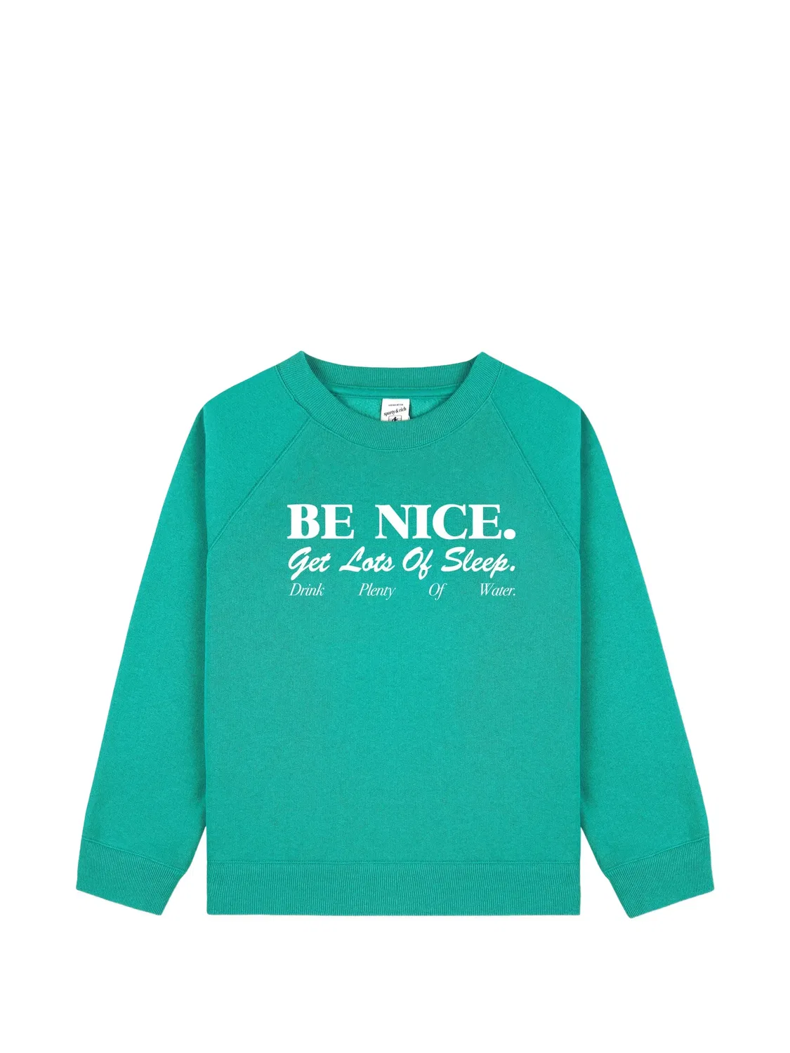 Толстовка Sporty & Rich Be Nice Sporty & Rich Kids, зеленый