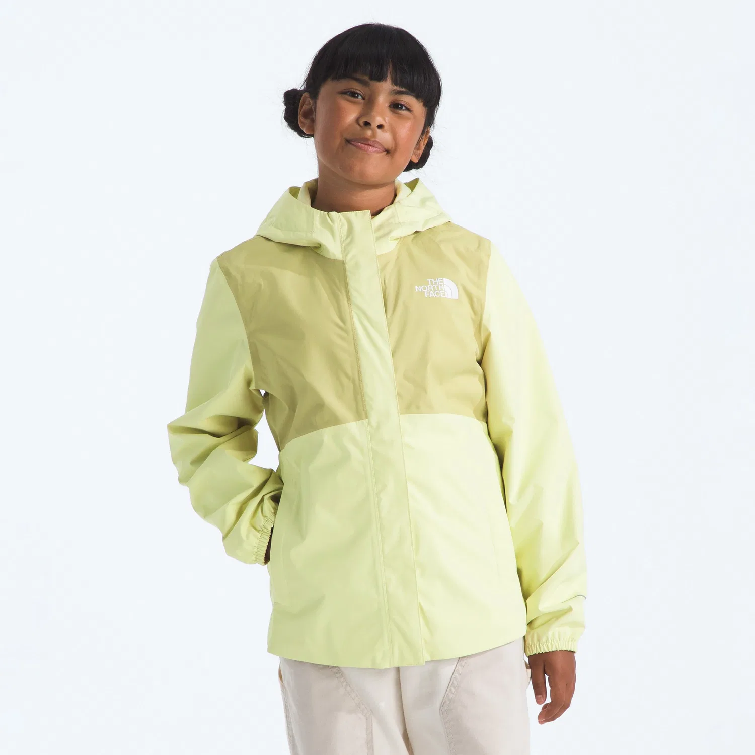 Куртка дождевая детская с капюшоном The North Face Antora, Lemon Mist/Pear