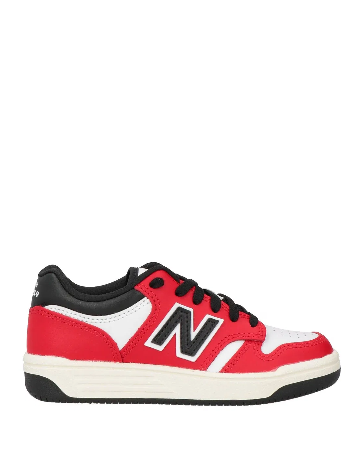 Детские кроссовки для девочек кожаные New Balance, красный