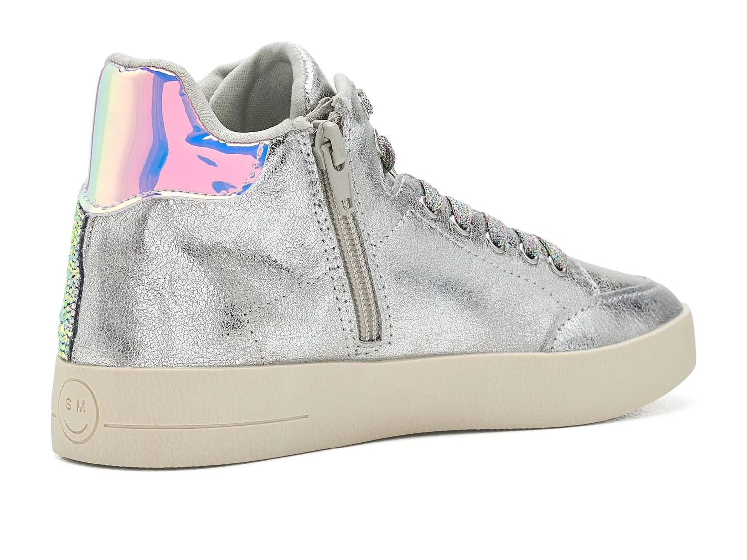 Кроссовки Delight (для маленьких и больших детей) Steve Madden Kids, Silver — фото 4