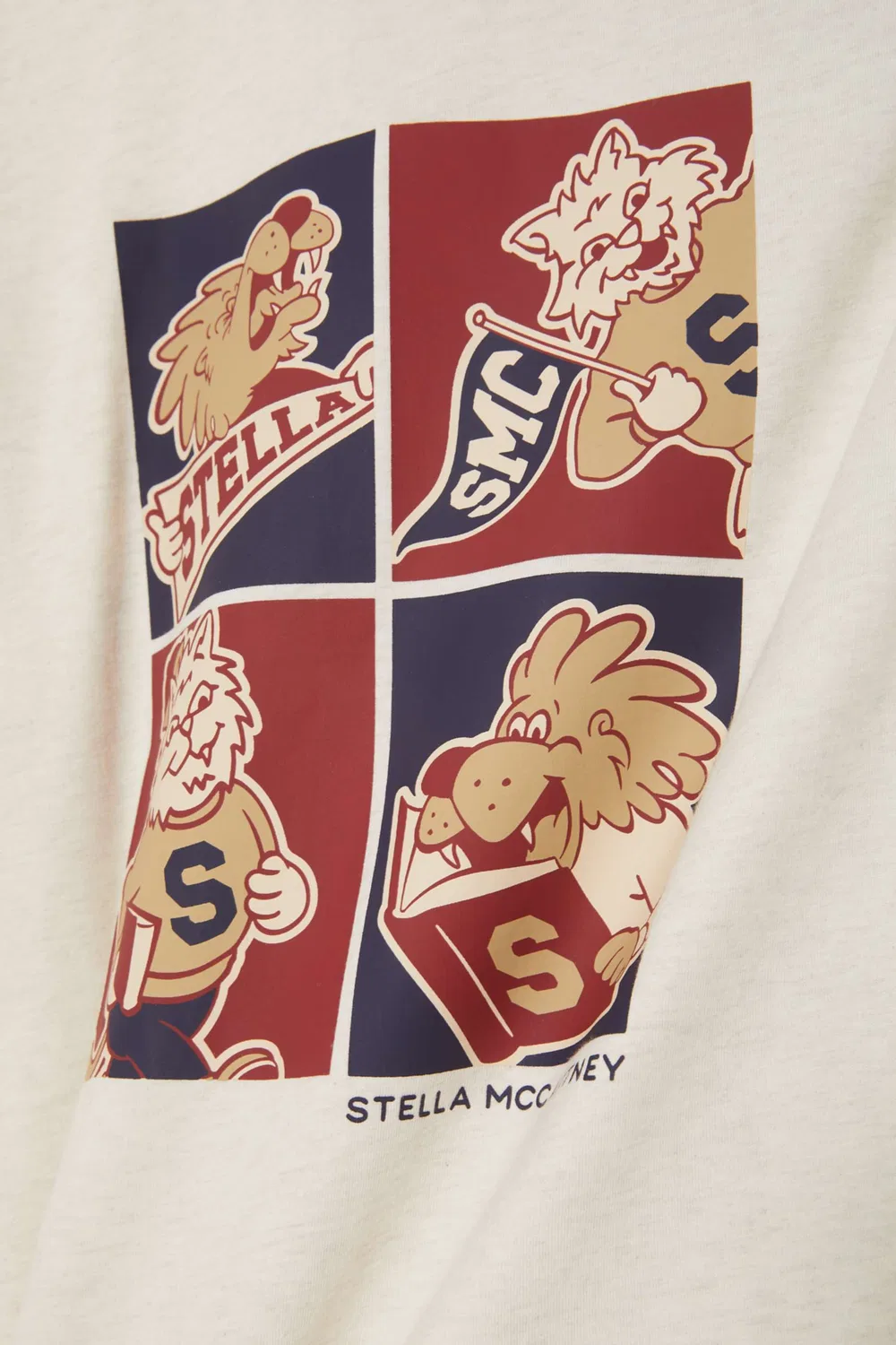 Футболка с принтом тигра SMC Stella McCartney — фото 4