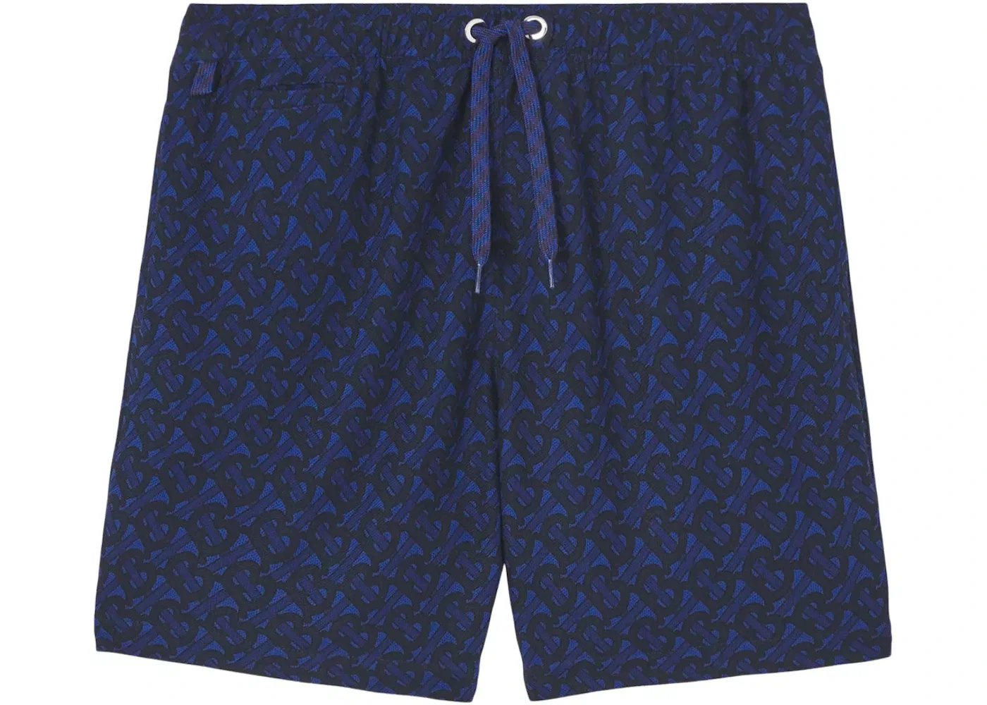 Мужские шорты с монограммой Burberry, Navy Blue