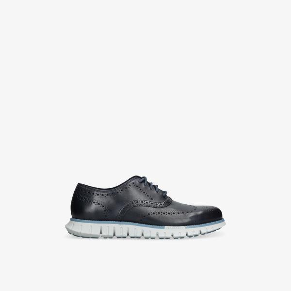 

Туфли-оксфорды Cole Haan Zerøgrand с крыловидным носком, черный