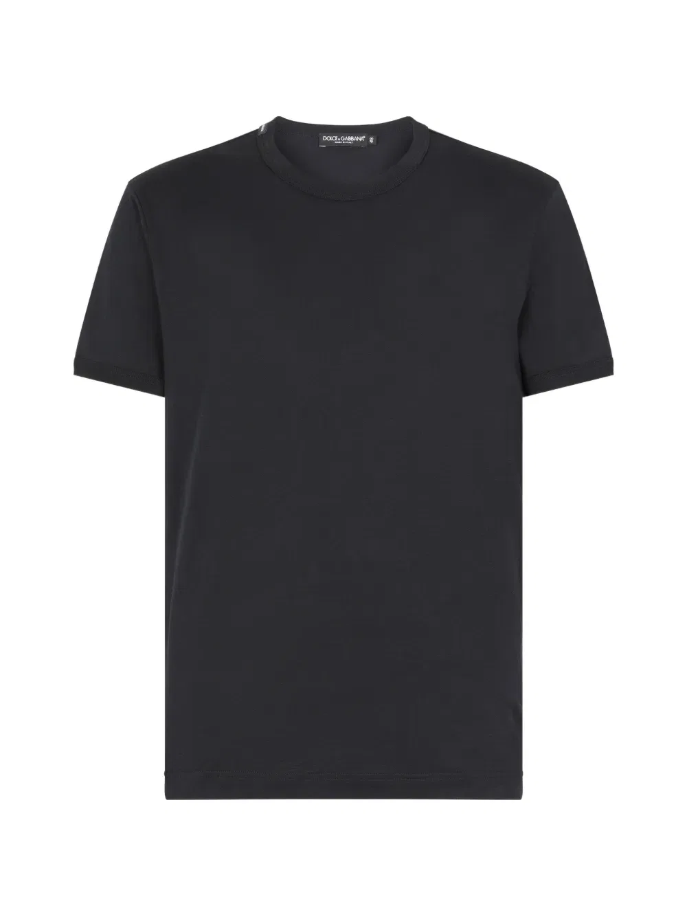Хлопковая футболка с логотипом Dolce & Gabbana, синий