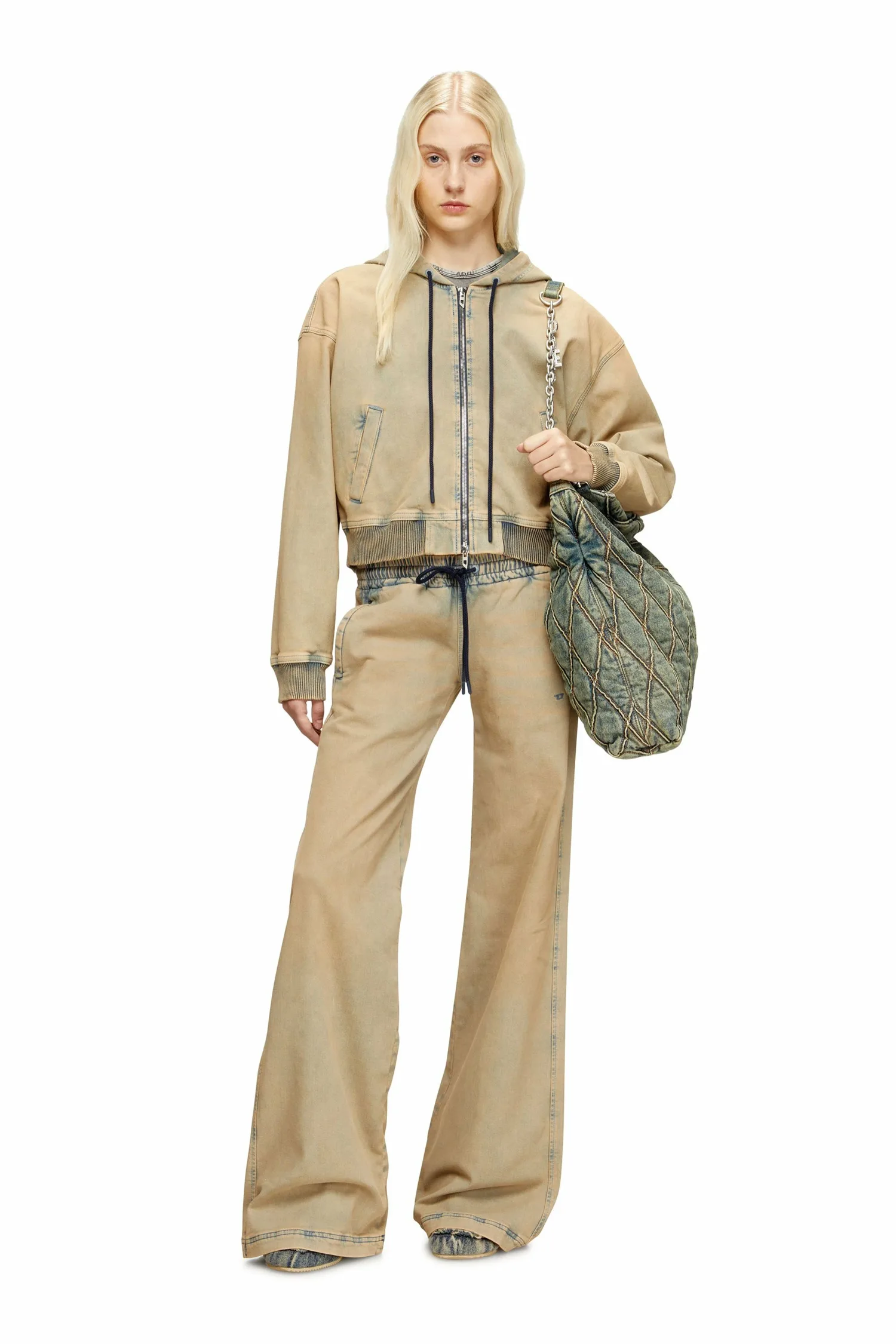 Женские джинсовые брюки-джоггеры 2078 D-AINTY JOGG Diesel, Light brown — фото 3