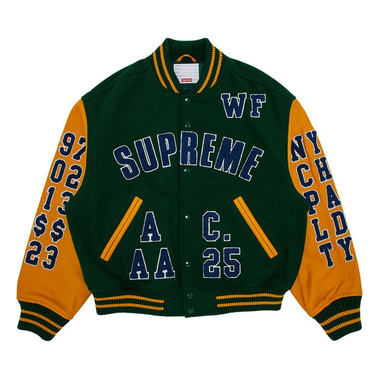 

Куртка Supreme Praises Varsity Jacket, Green