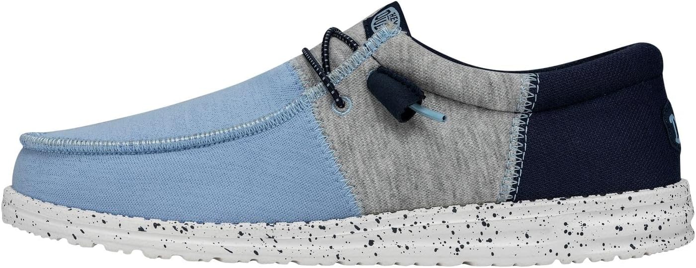 

Мужские лоферы Hey Dude Wally Sox триколор Heydude, светло-голубой