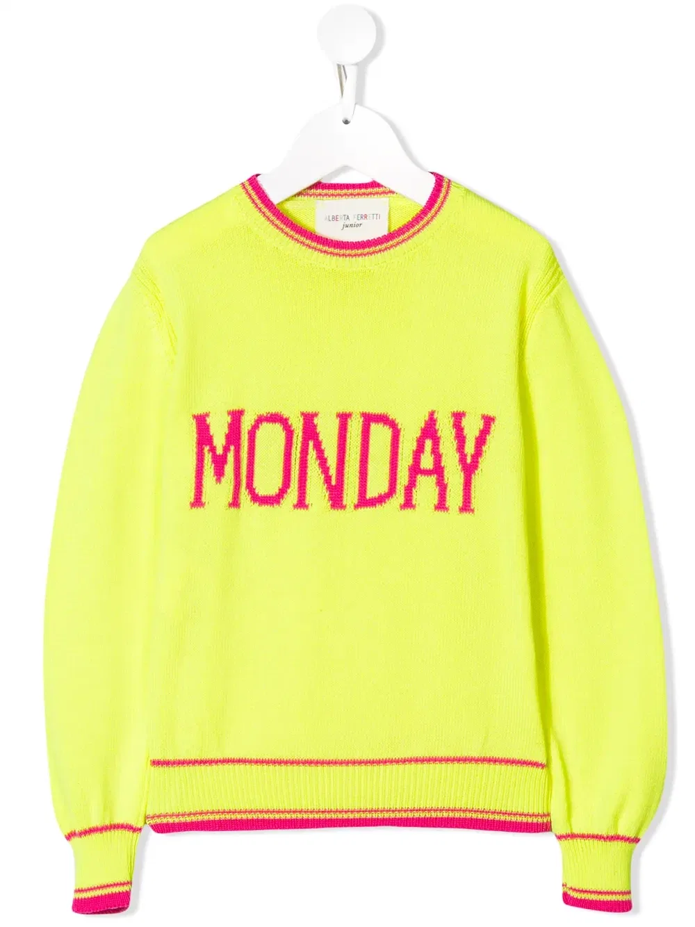Свитер с принтом Monday Alberta Ferretti Kids, желтый