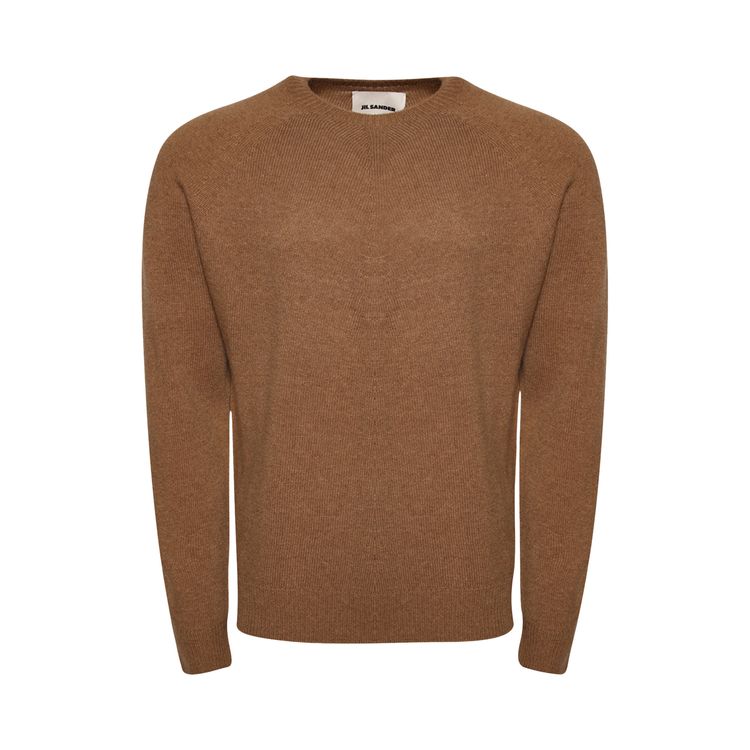 

Топ Jil Sander Wool Cashmere Crewneck Knit Top Cinnamon, коричневый