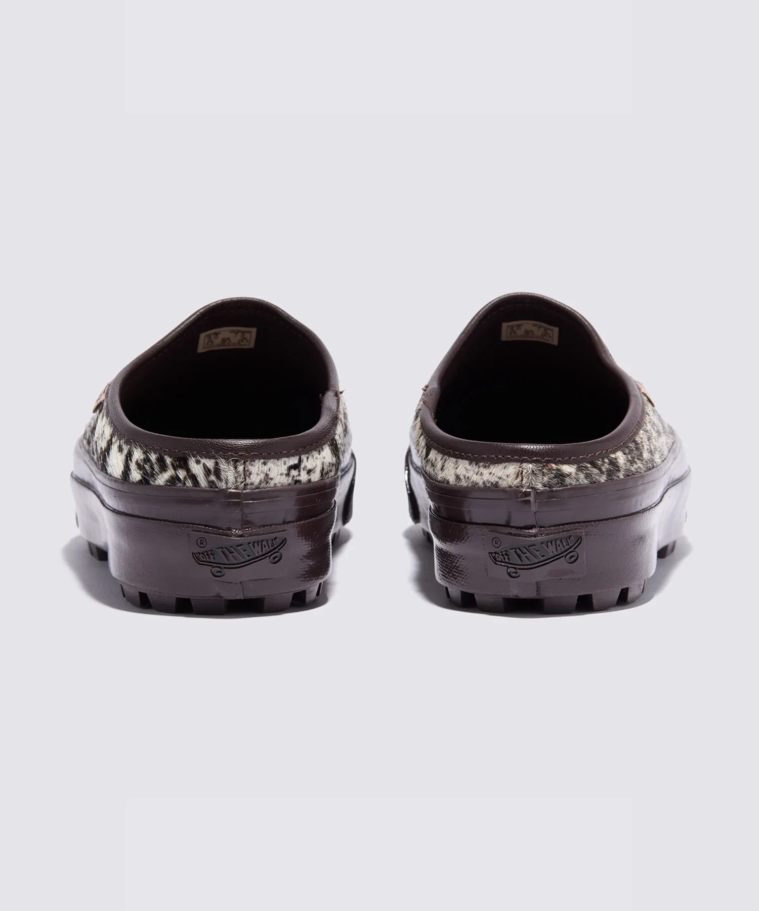 Унисекс мюли VANS PREMIUM Style 17 из натуральной кожи с узором пони CHO — фото 4
