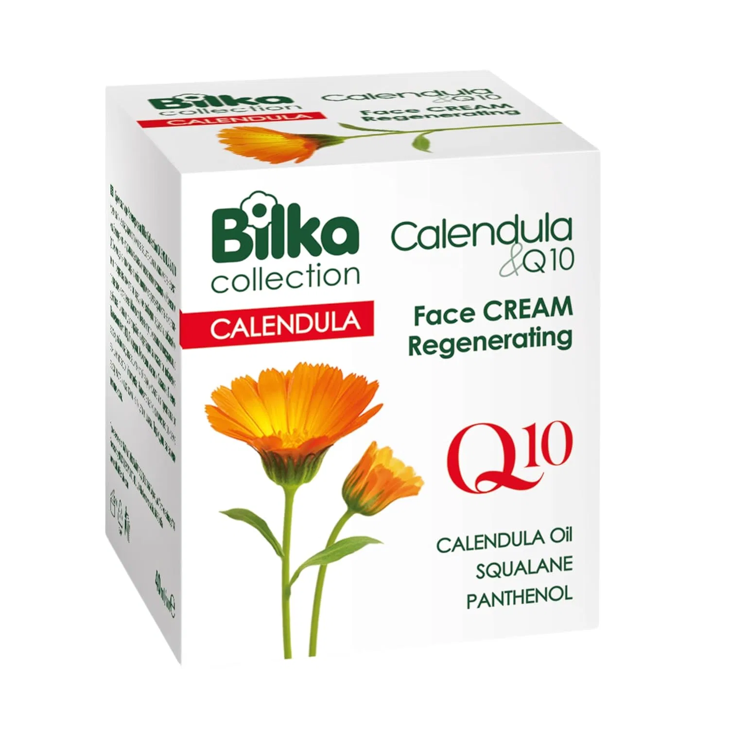 Крем для лица SPF BILKA COLLECTION Регенерирующий с календулой и Q10