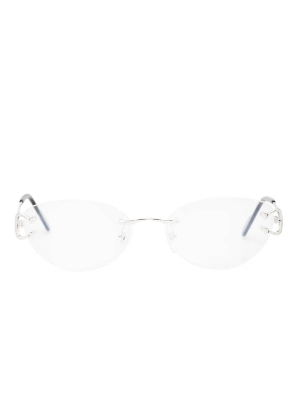 

Cartier Eyewear очки C Dècor в оправе 'кошачий глаз', серебристый