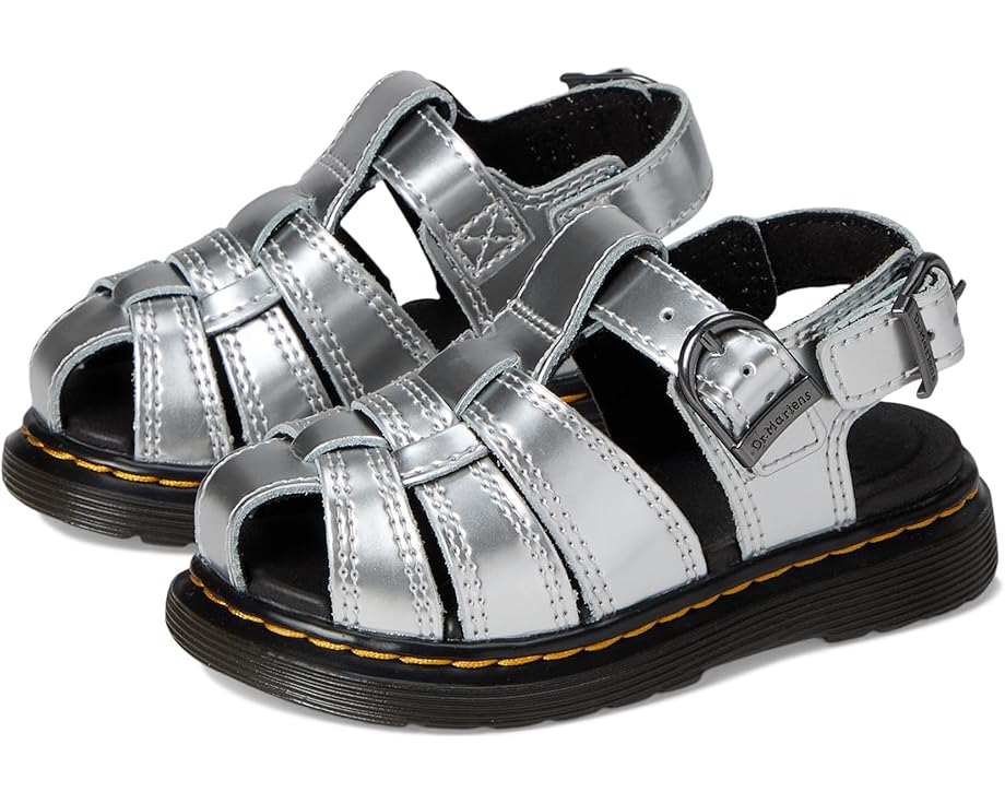 

Сандалии Dr. Martens Kid's Collection Caarys, серебряный