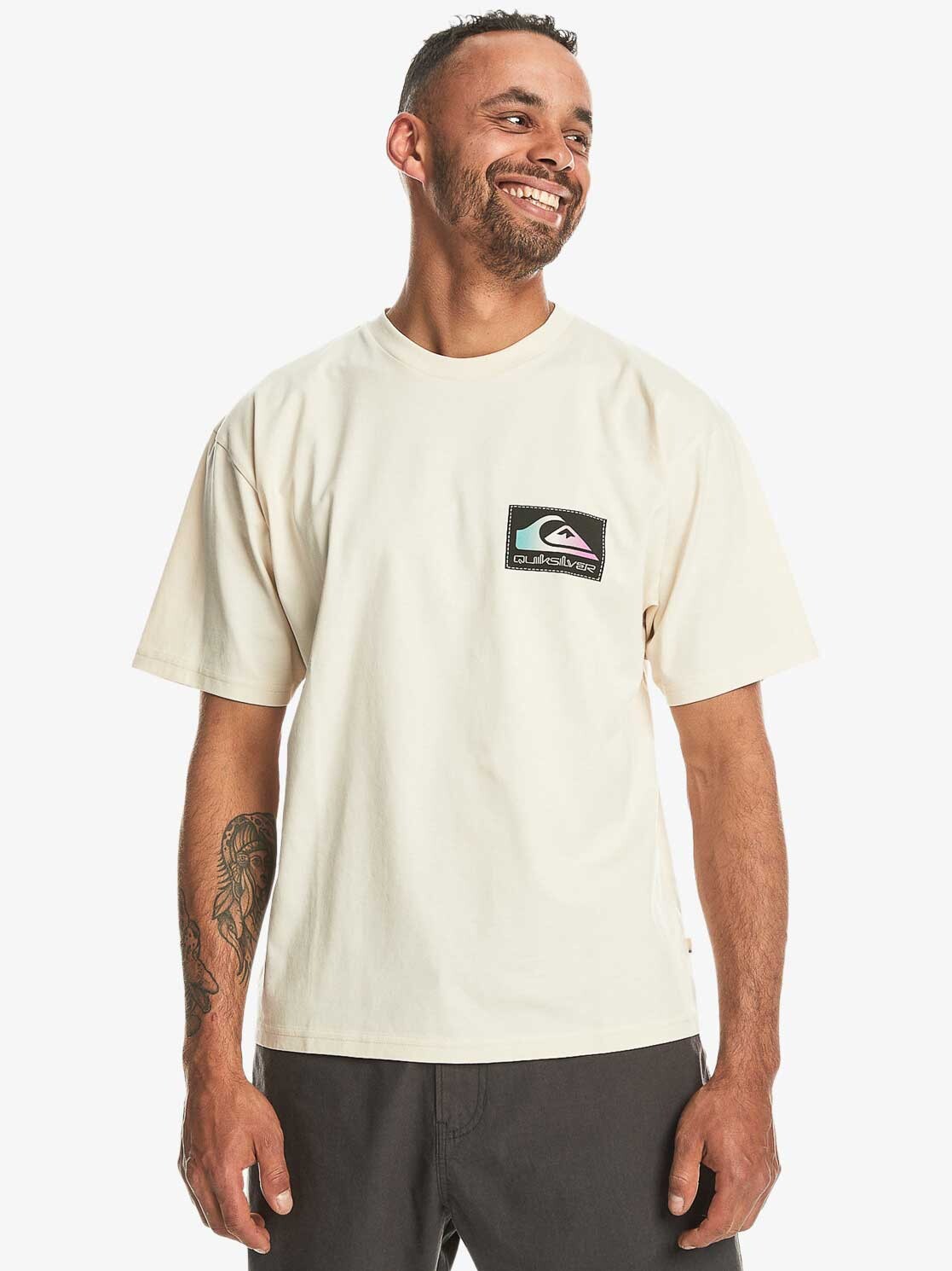 

Футболка Quiksilver BACK FLASH SS, белый