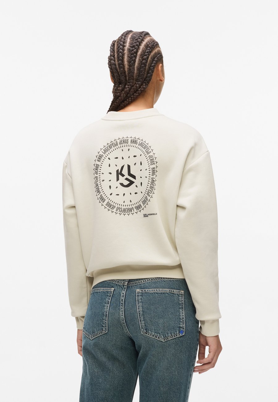 

Толстовка Karl Lagerfeld Jeans BANDANA LOGO, Moonstruck/Off-White