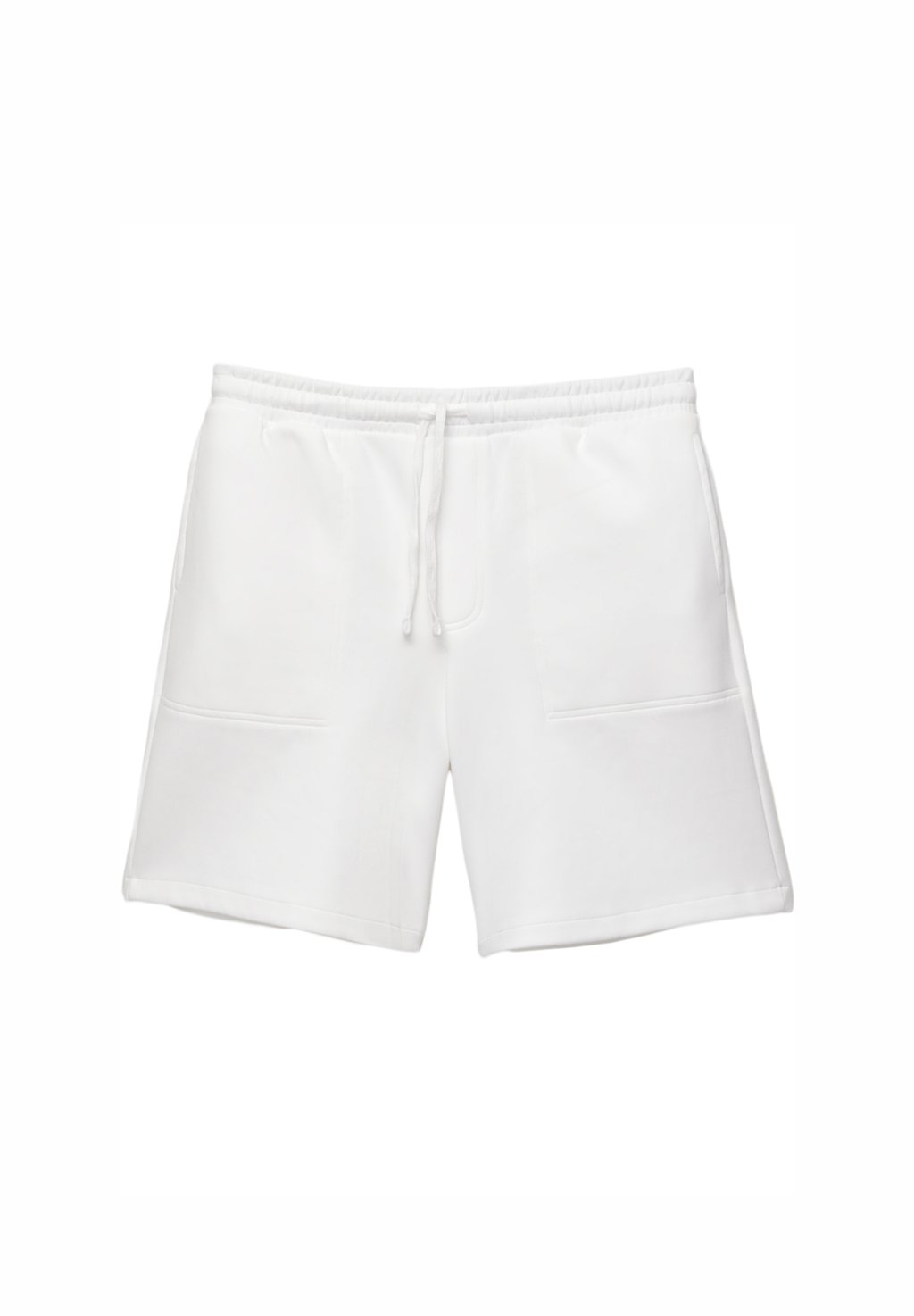

Шорты INTERLOCK JOGGER - BERMUDA - Tracksuit bottoms PULL&BEAR, белый