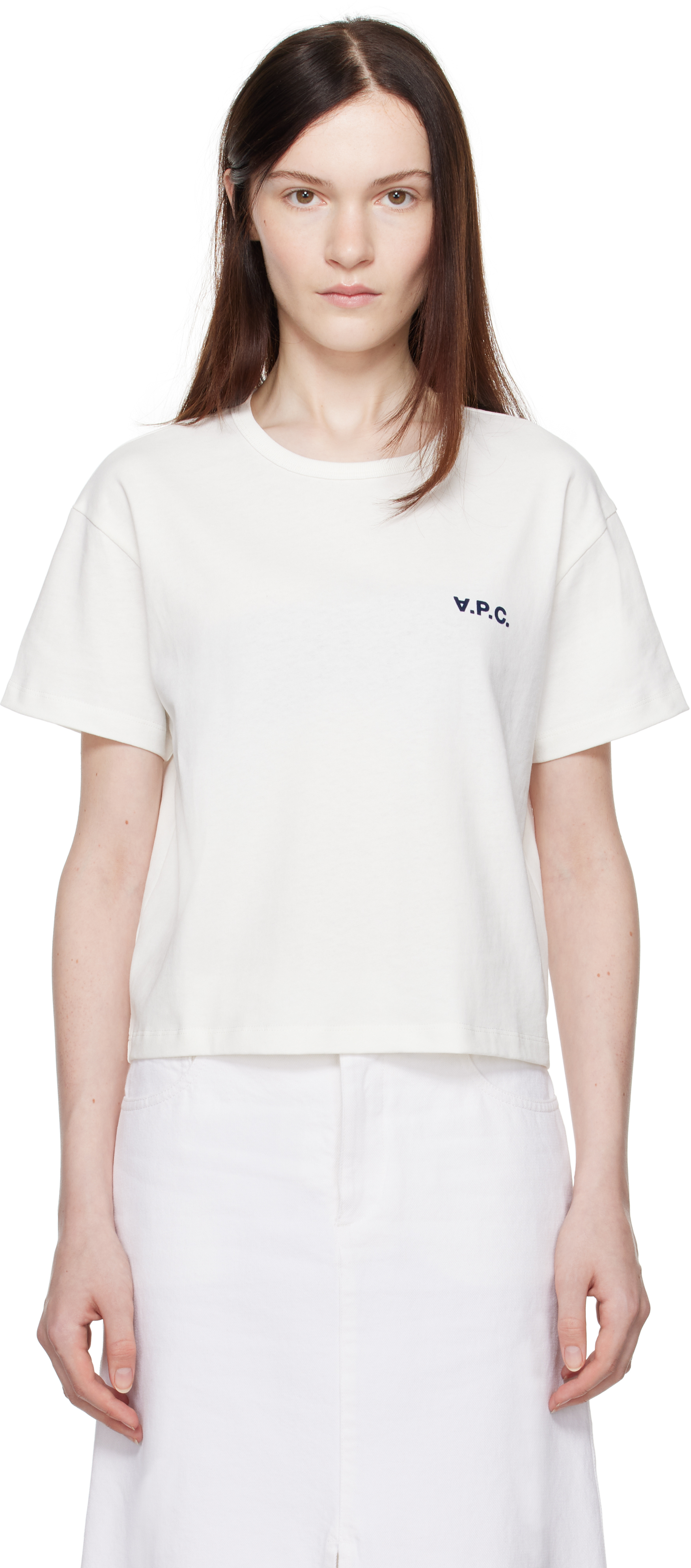 

Белая футболка Boxy Petit 'VPC' A.P.C.