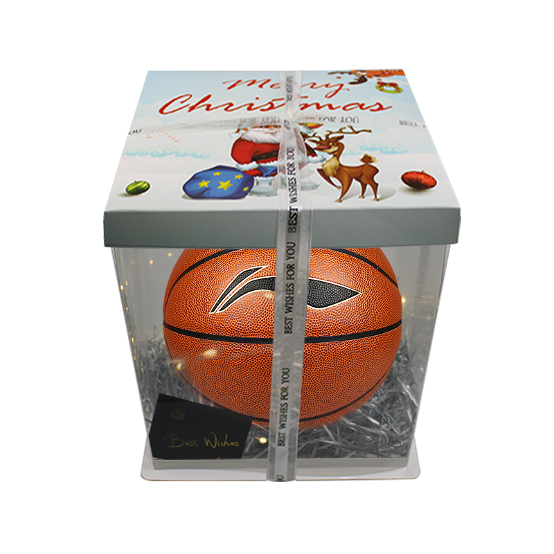 

LINING Баскетбольный мяч PU коричневый размер 5 тренировочный унисекс