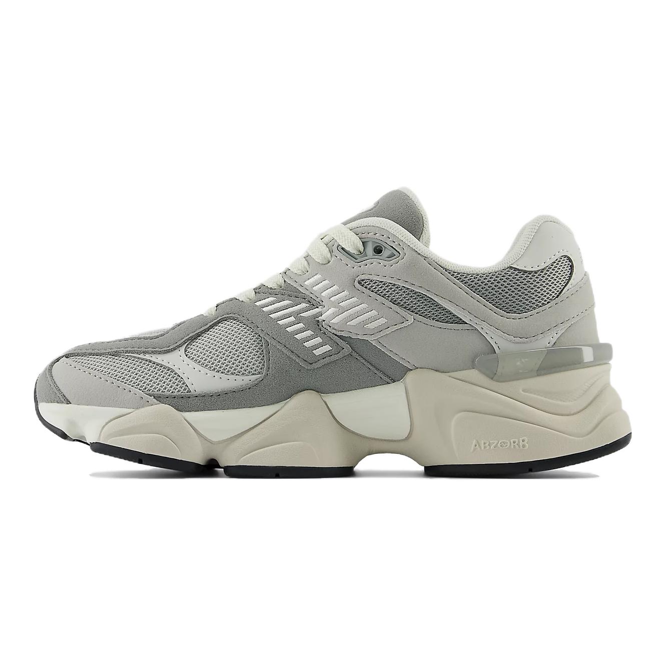 New Balance Детские кроссовки NB 9060 Low Top Lifestyle, серо-белые — фото 2