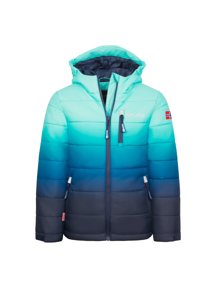 

Темно-синяя/голубая куртка для лыж/сноуборда Hemsedal Trollkids