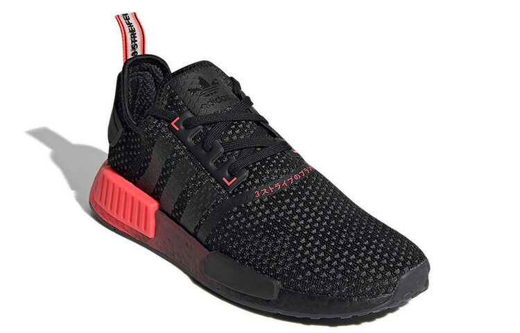 Кроссовки Adidas Originals Nmd R1 Core Black Signal Pink — фото 3