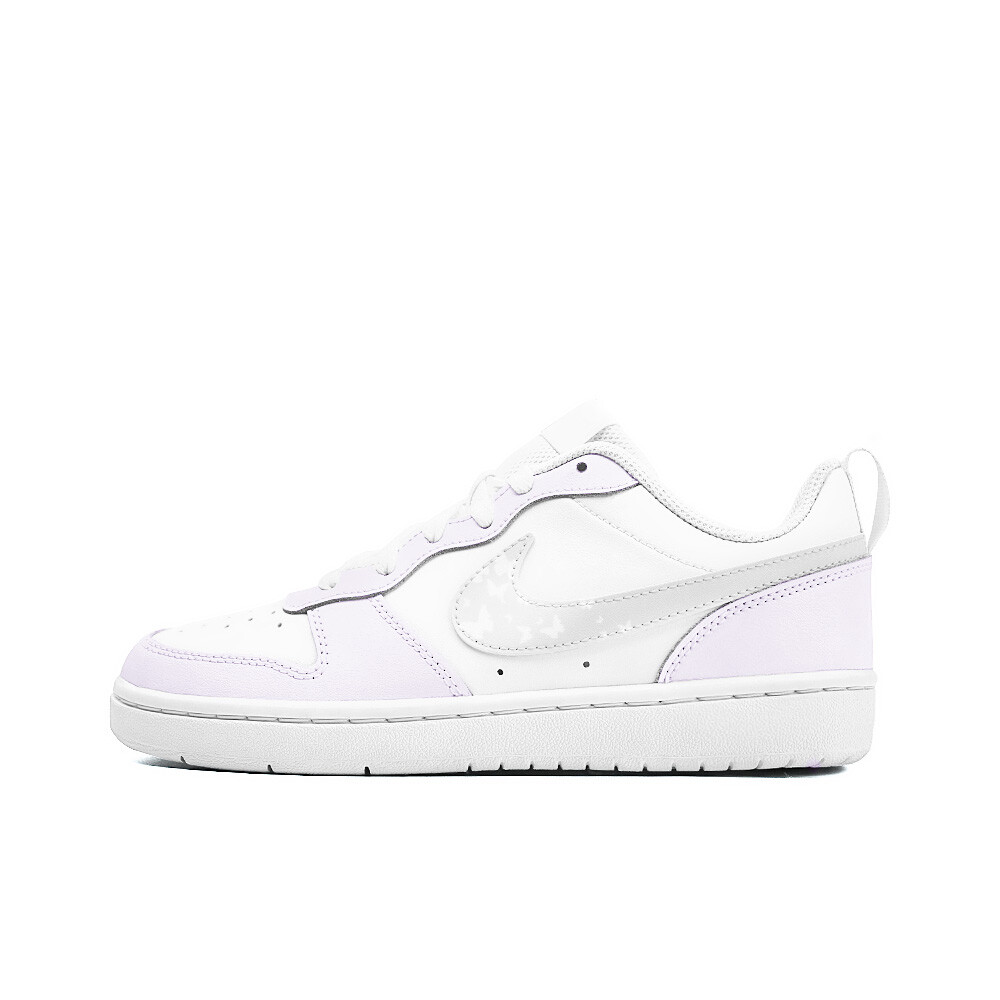 

Кроссовки Nike Court Borough Skateboarding Shoes Women's Low-top White, светло-фиолетовый