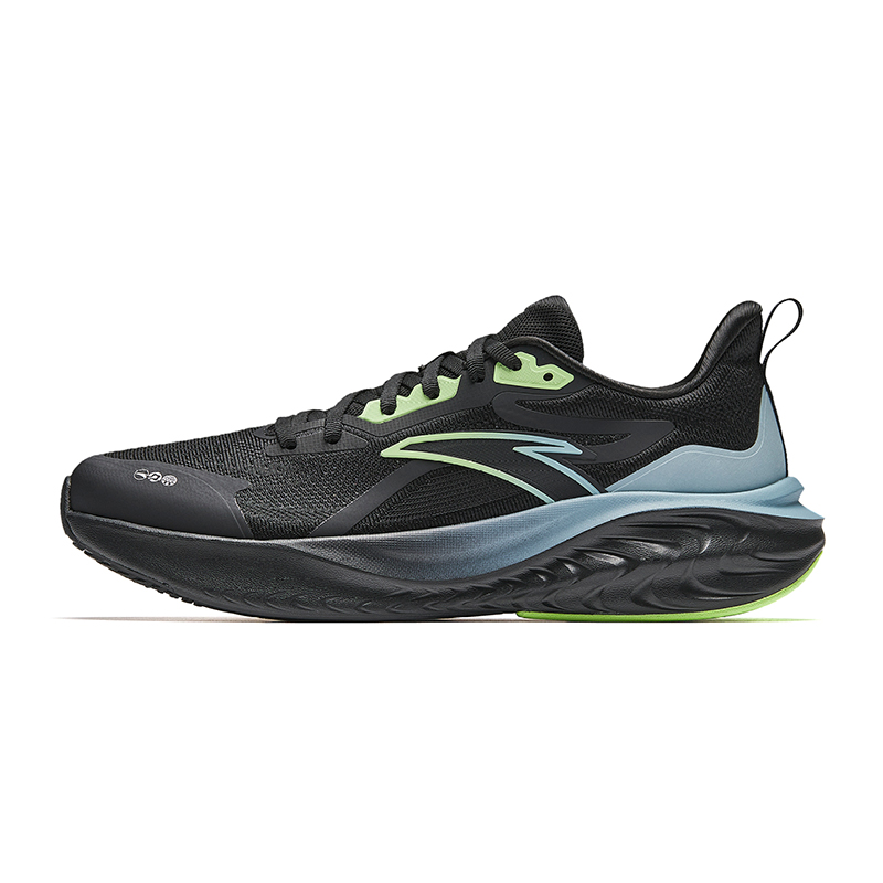 

Кроссовки Rebound Height Heinrich, легкие, низкие, повседневные, мужские, черные ANTA, Basic Black/Light Blue