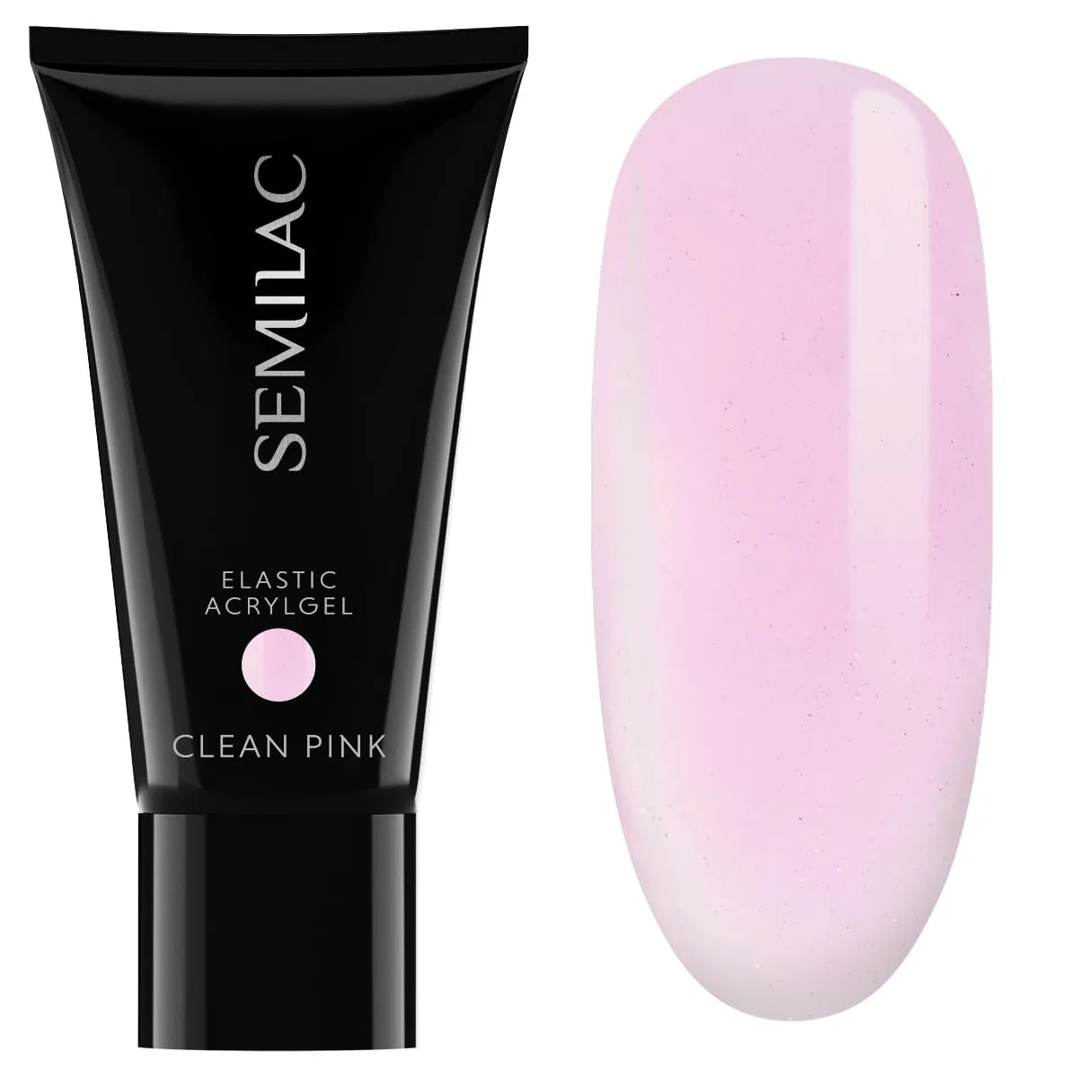 Эластичный акриловый гель Semilac Elastic Acrylic Gel Clean Pink 30 г Semilac