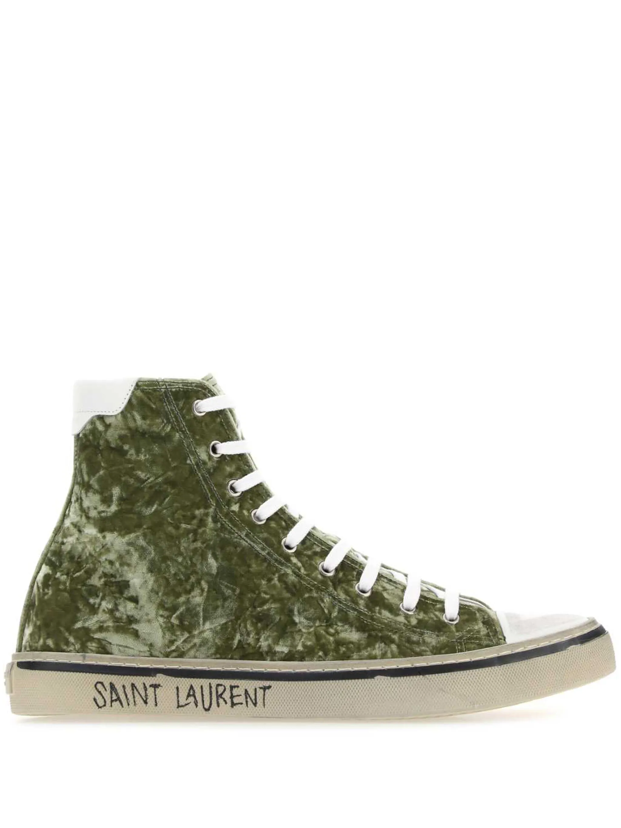 

Высокие кеды Malibu Saint Laurent, зеленый