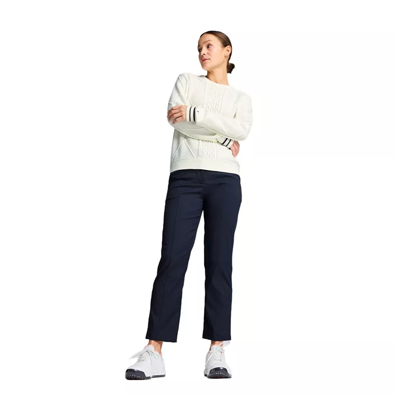 

Женский вязаный свитер для гольфа Puma Kate, цвет Warm White
