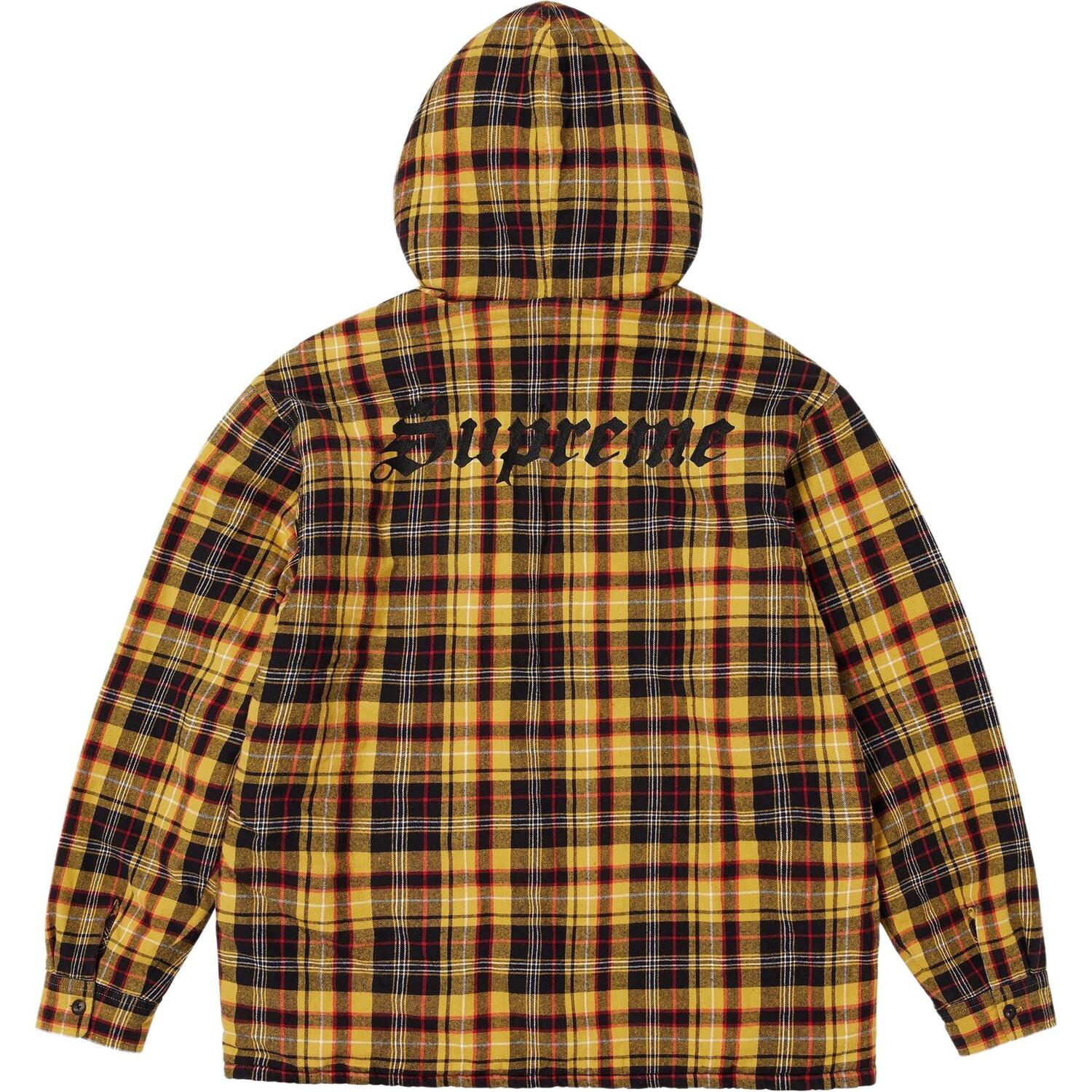 Флисовая толстовка с капюшоном и молнией унисекс Supreme, желтый — фото 2