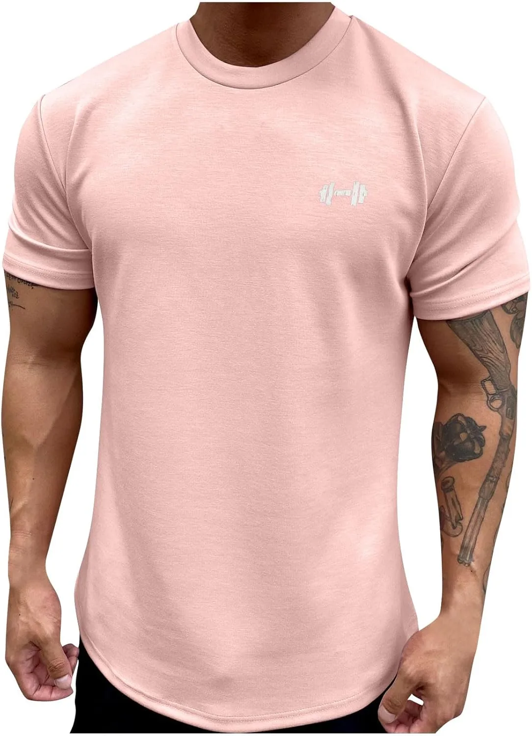 Футболка мужская с коротким рукавом Cotton Crewneck
