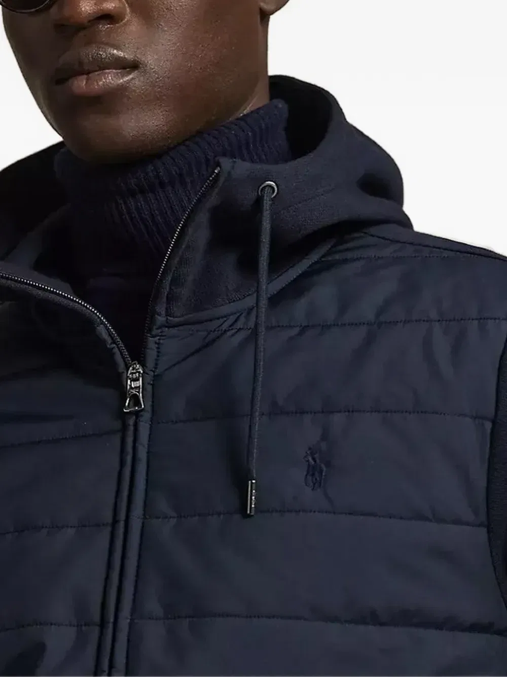 Куртка на молнии с капюшоном POLO RALPH LAUREN, синий — фото 4