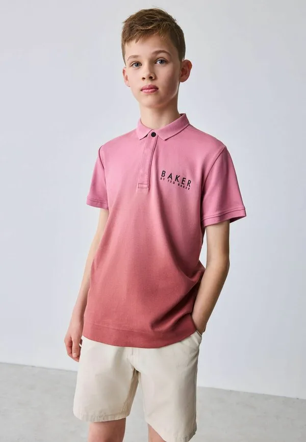 Рубашка-Поло стандартного кроя Baker By Ted Baker, Mauve Ombre
