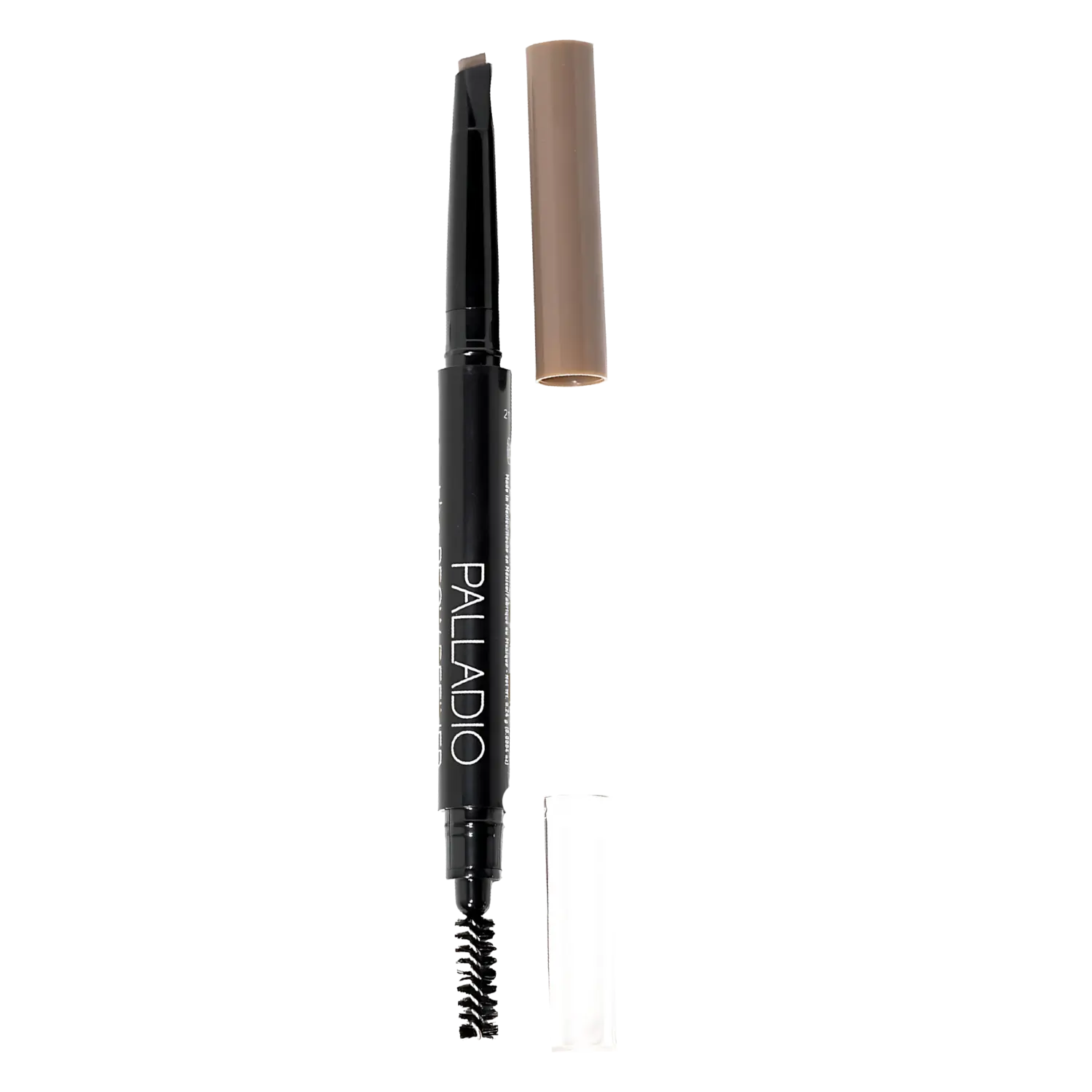 

Карандаш для бровей с выдвижным наконечником и тремя кончиками Palladio Beauty, Taupe