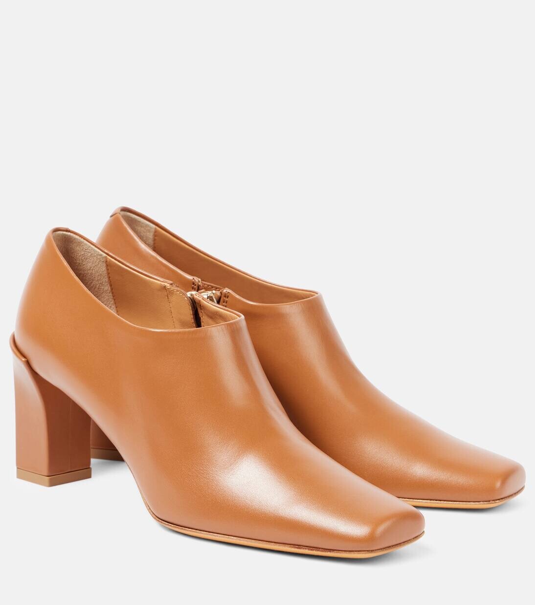 Кожаные ботильоны Tod'S, цвет kenia scuro