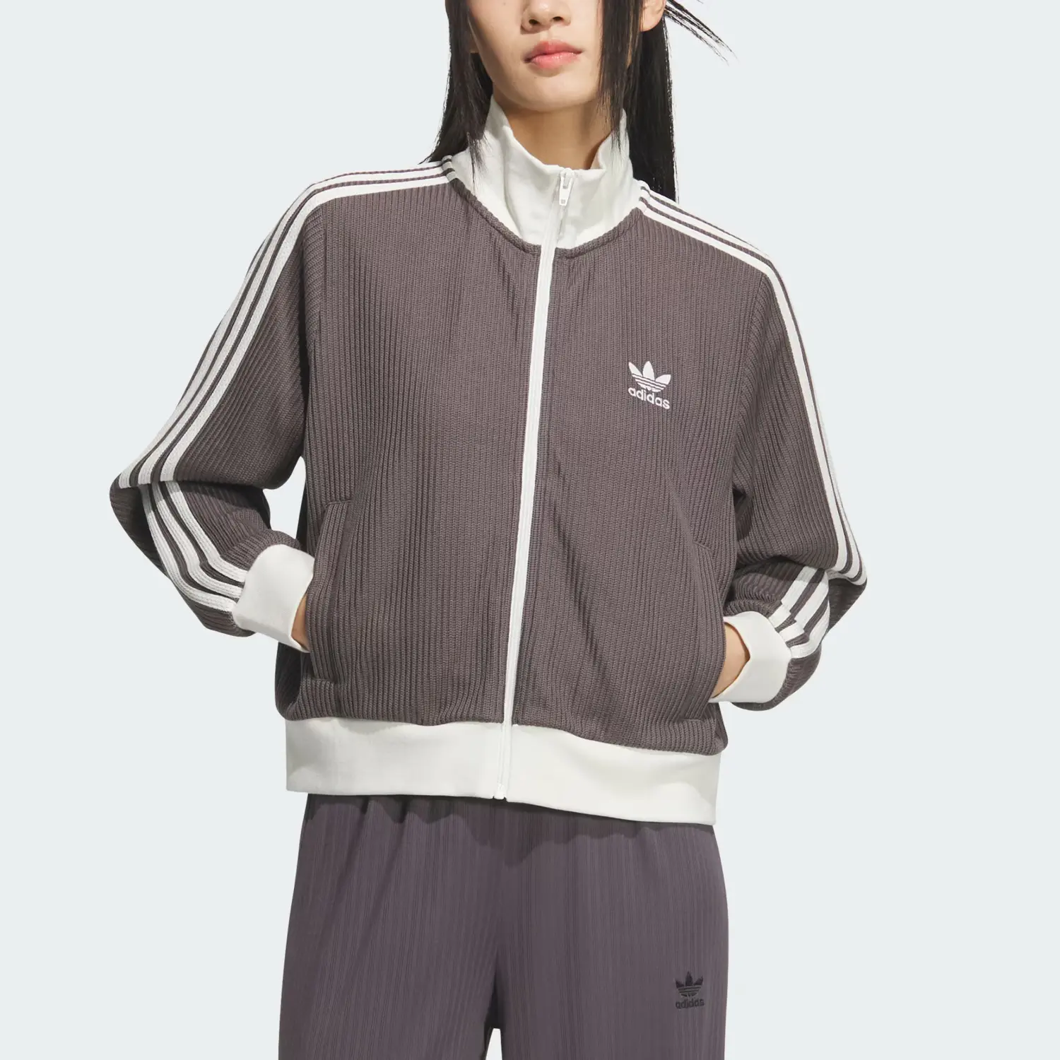 Adidas Originals Куртка женская, Charcoal Gray — фото 2