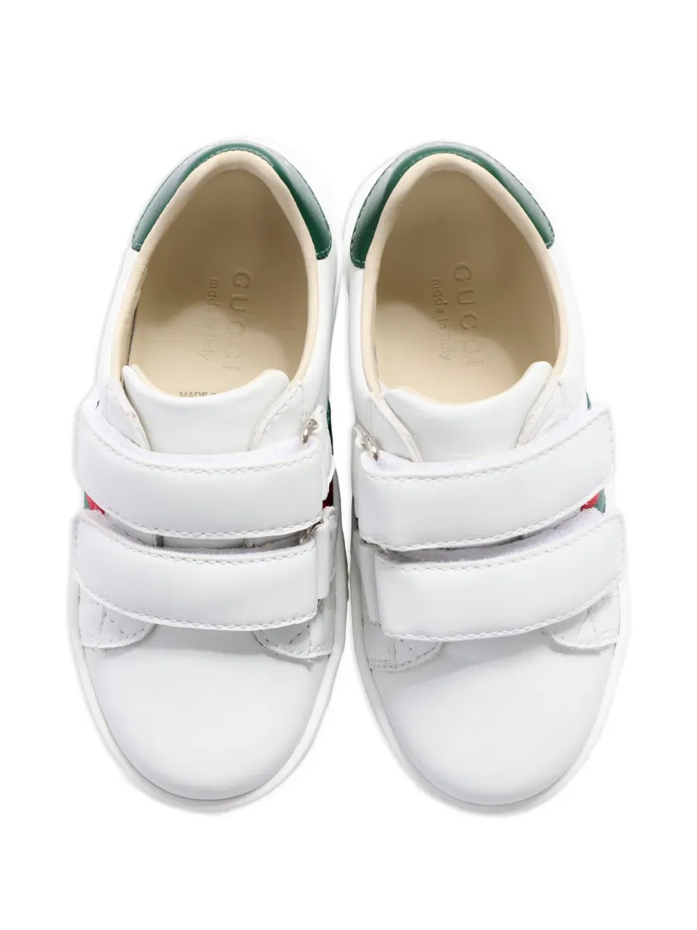 Кроссовки Mr. Men Little Miss Ace из кожи Gucci Kids, белый — фото 4