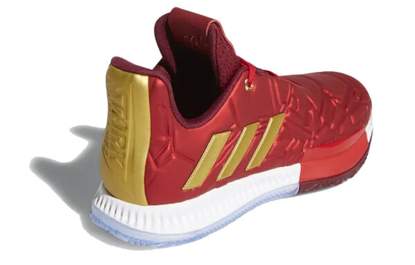 Кроссовки marvel x harden vol. 3 j Adidas, красный — фото 2