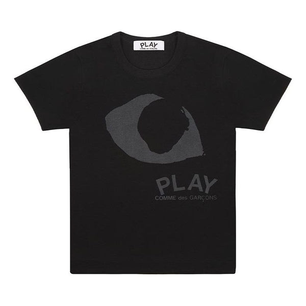 

Футболка big eye logo tee 'black black' Comme Des Garcons Play, черный