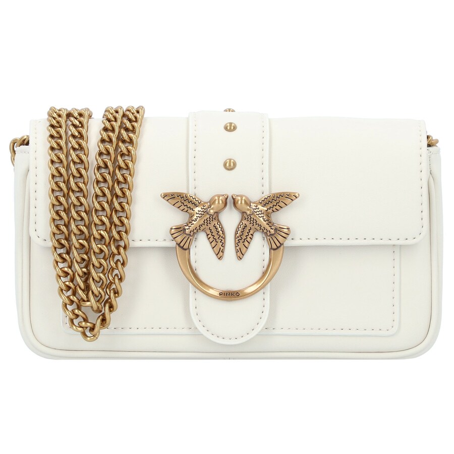 

Сумка через плечо PINKO Love One, цвет Gold/White