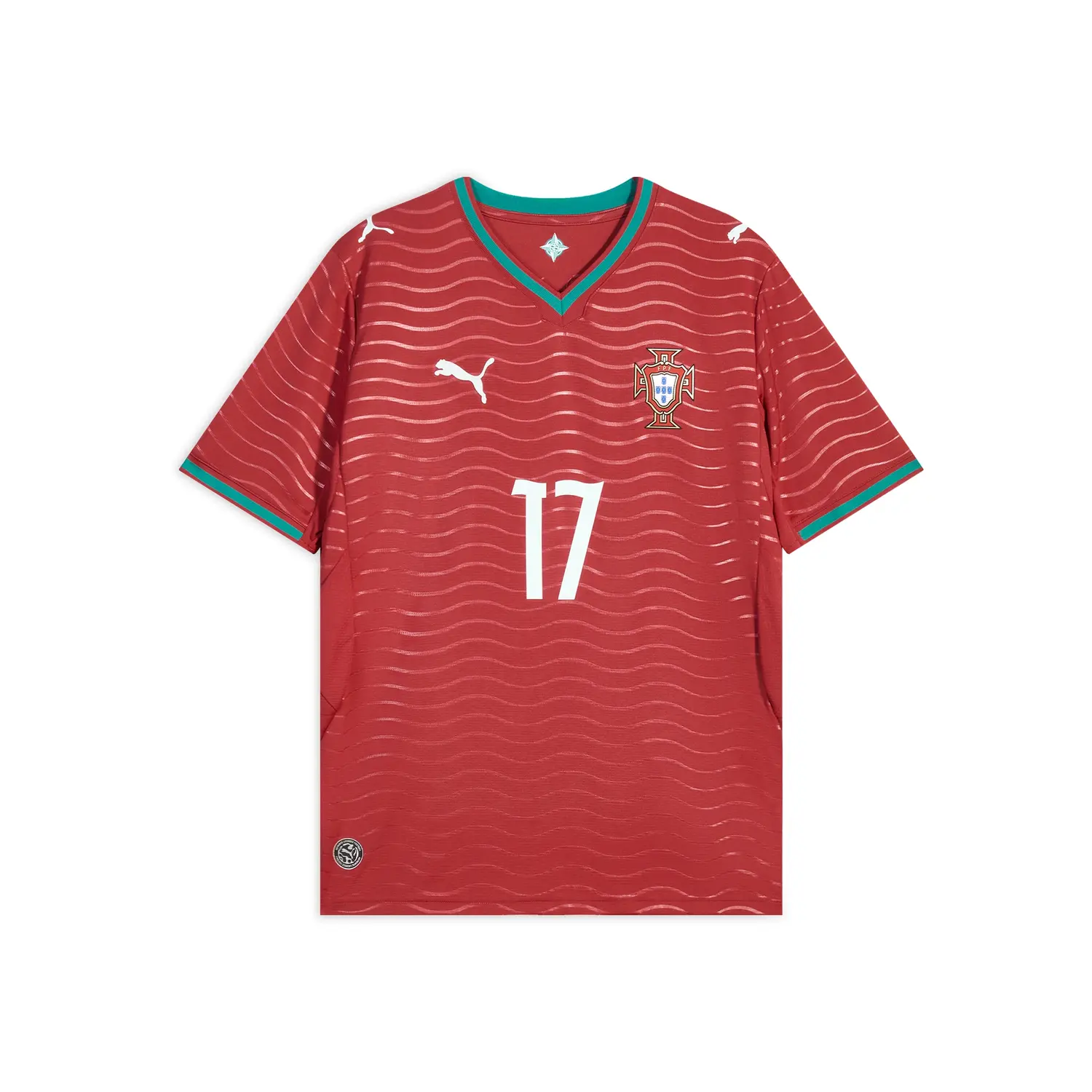 

Футболка JERSEY REPLICA FW25 FPF HOME PLAYER для мужчин PUMA, красный-lake зеленый
