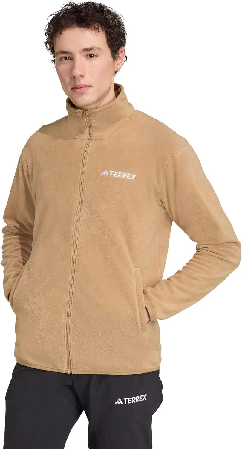Мужская флисовая походная куртка Adidas Terrex Multi Essentials на молнии