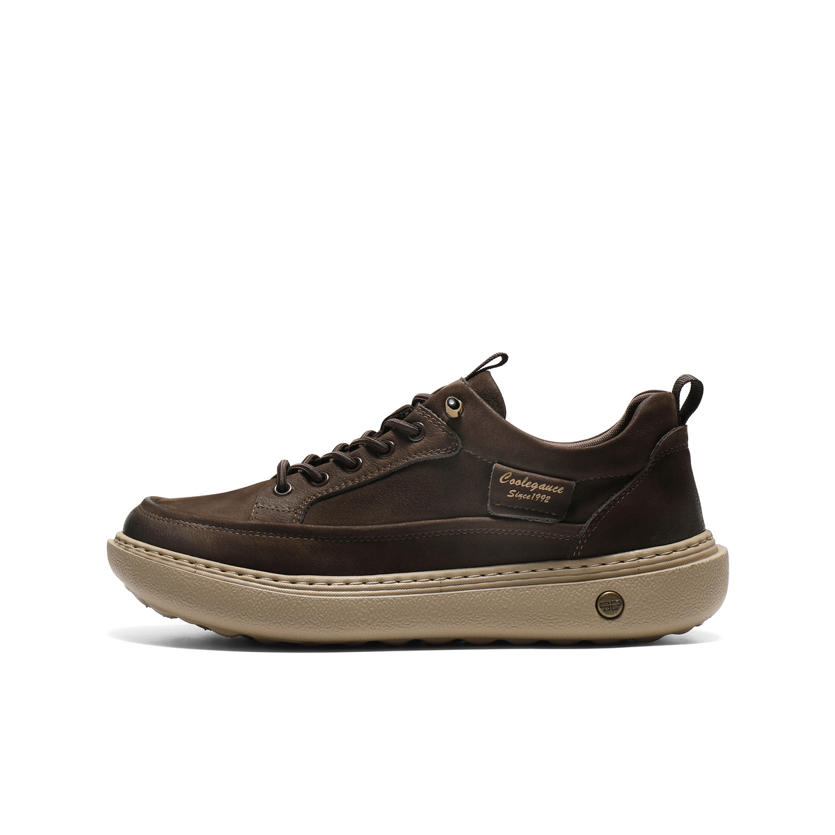 

Кроссовки мужские low top Casual BELLE, коричневый-unlined